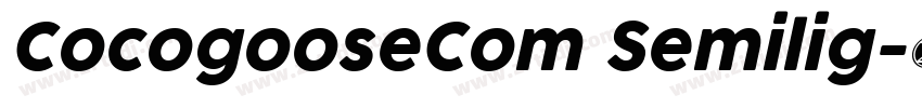 CocogooseCom Semilig字体转换